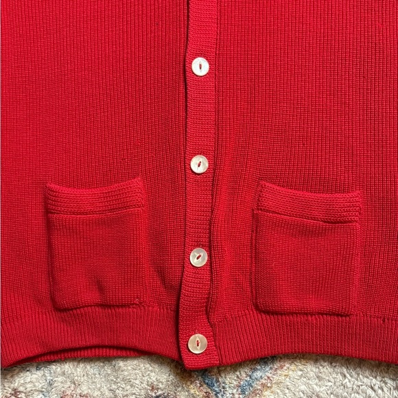 Vintage 70s Ernie Richardson Curler Cardigan Sweater Large - Picture 6 of 6